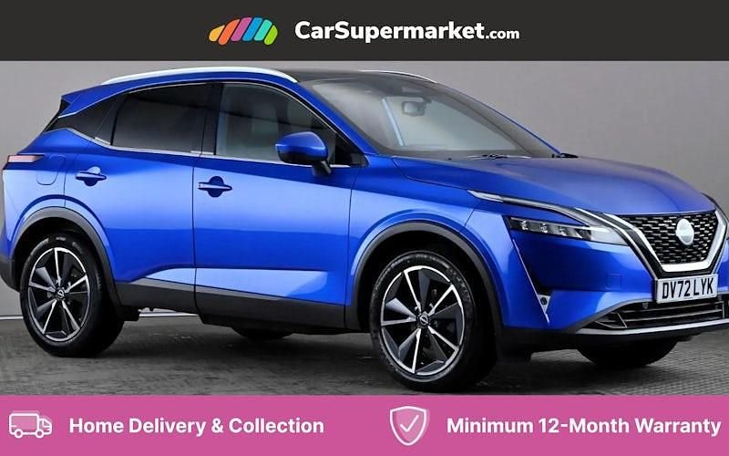 Blue Used 2022 Nissan Qashqai Tekna SUV | £19,197 (A bit pricey) - Image 1/4
