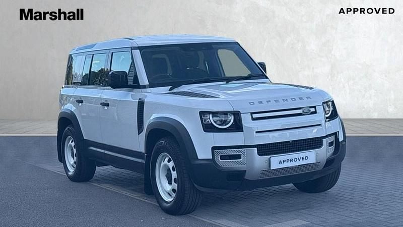 Solid fuji white Used 2020 Land Rover Defender SUV | £39,712 (Fair price) - Image 1/4