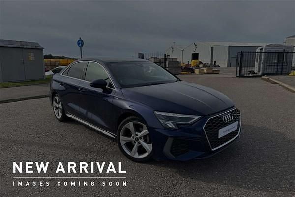 Used Audi A3 S-Line 190 HP (139 kW) 2022 Blue Sedan