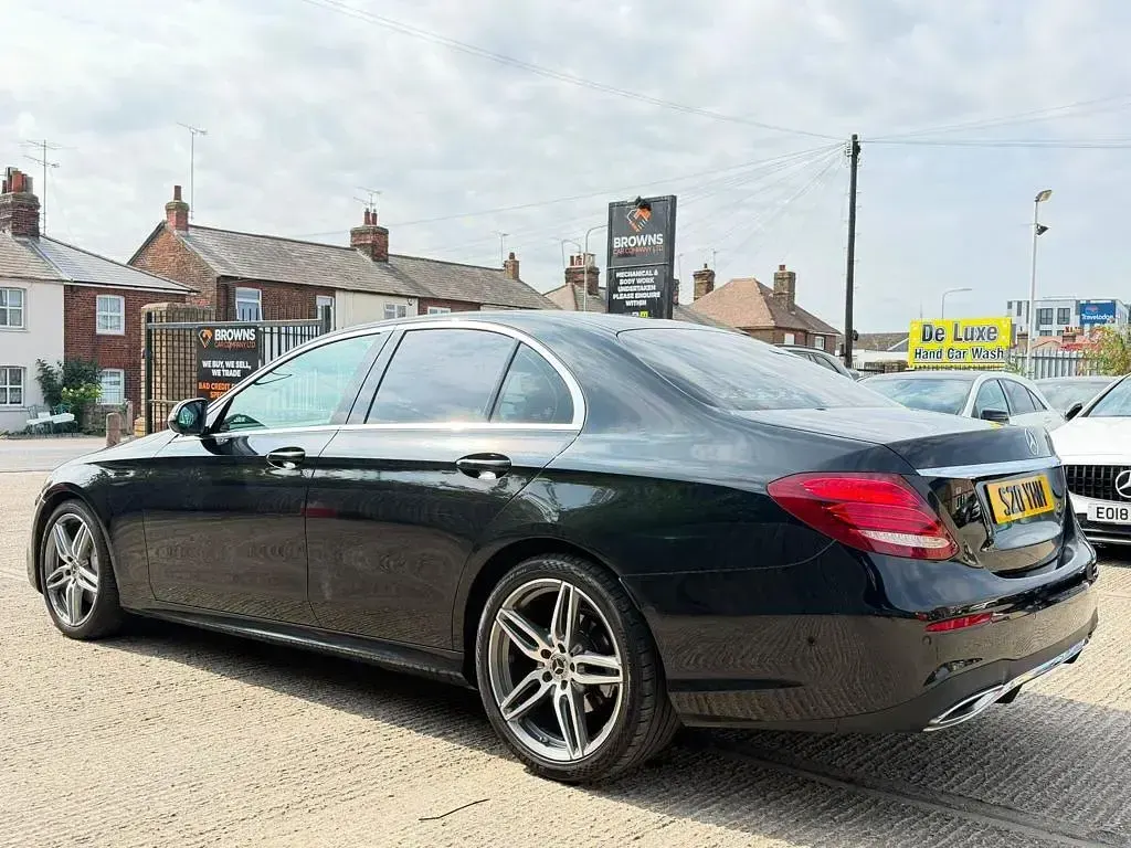 Used Mercedes E200 AMG line 150 HP (110 kW) 2017 Black Sedan