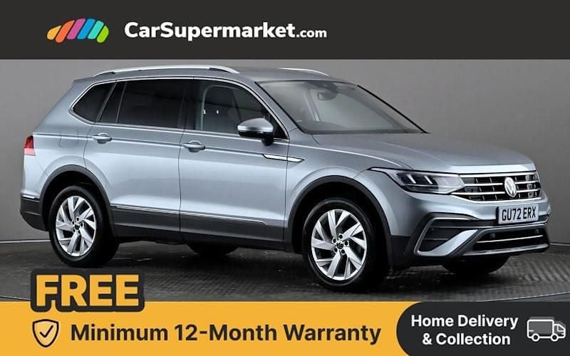 Used 2024 VW Tiguan Allspace Life SUV | £19,497 (Good price) - Image 1/4