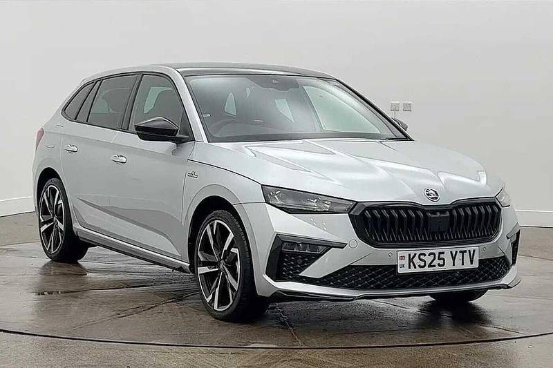Brilliant silver metallic Used 2025 Skoda Scala Monte Carlo Hatchback | £20,995 (A bit pricey) - Image 1/4
