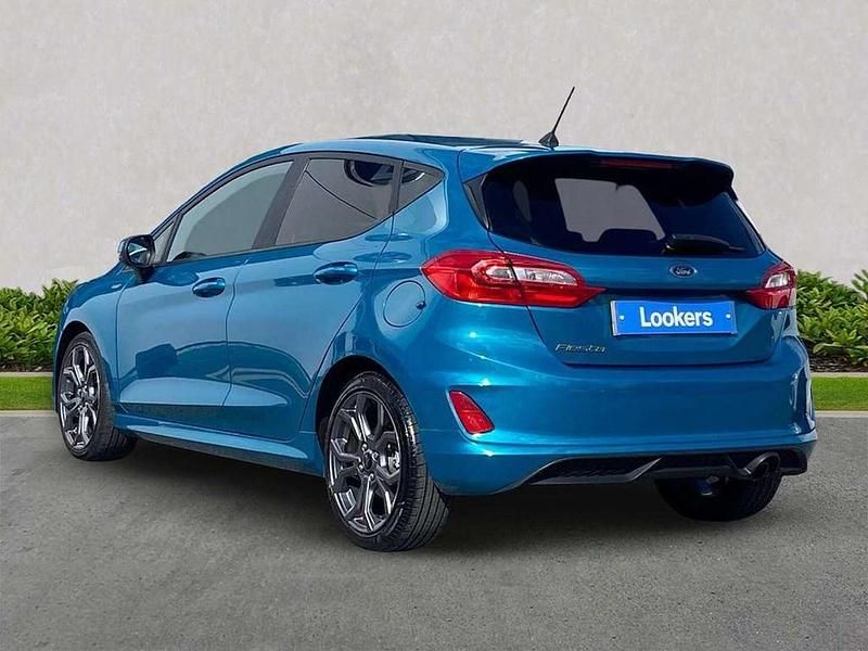Used Ford Fiesta ST-Line 125 HP (91 kW) 2019 Blue Hatchback