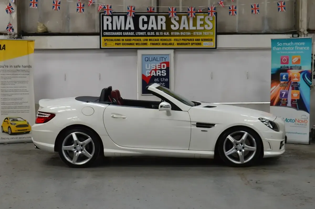 Used Mercedes SLK250 AMG 2014 White Cabriolet