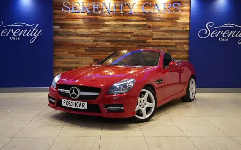 Used Mercedes SLK250 AMG 204 HP (150 kW) 2013 Red Cabriolet