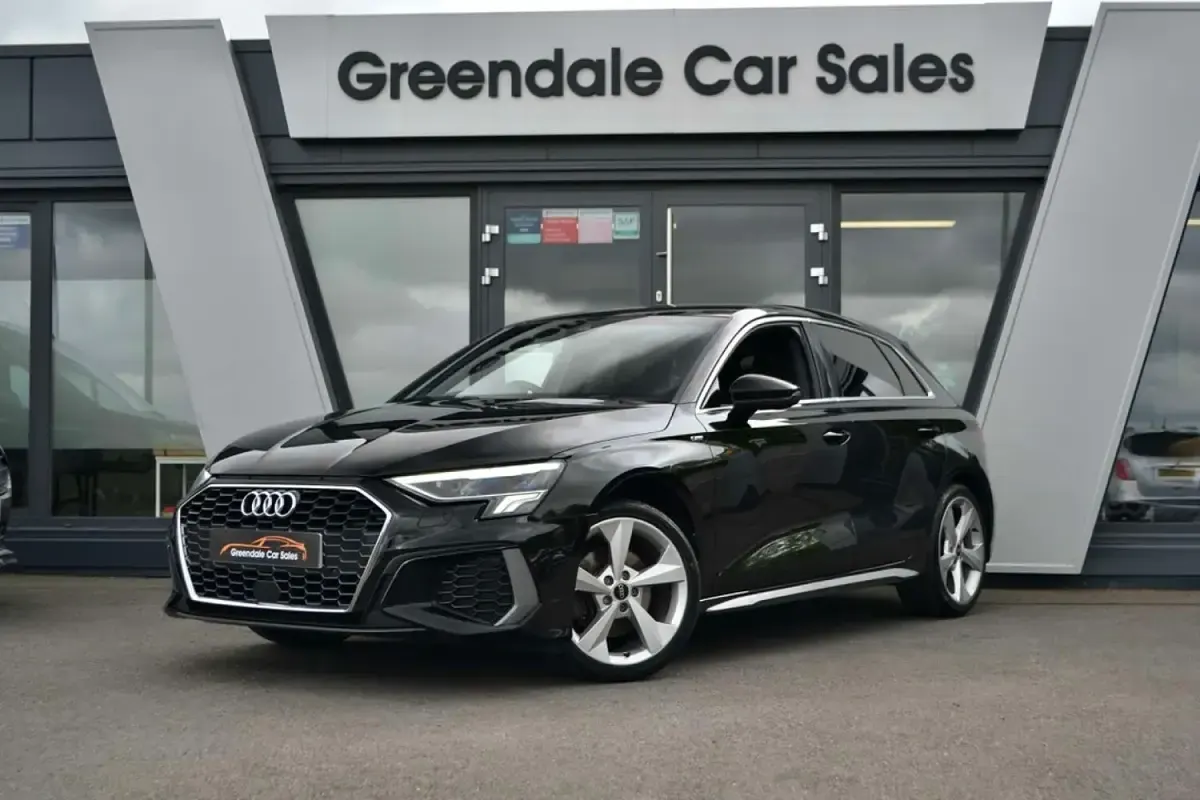Used Audi A3 Sportback S-Line 2022 Black Hatchback