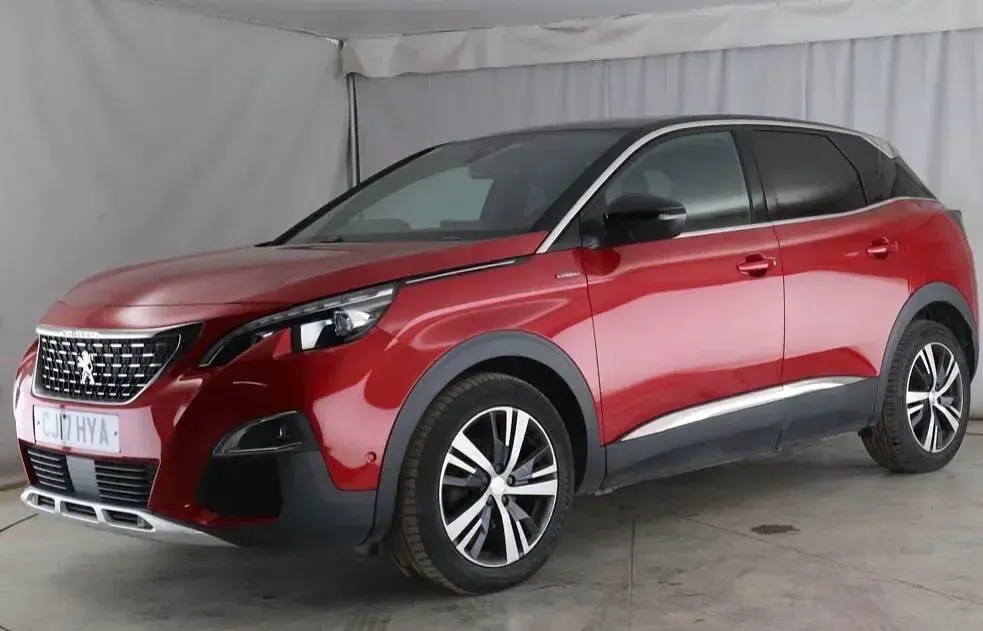 Used Peugeot 3008 GT-line 2017 Red SUV