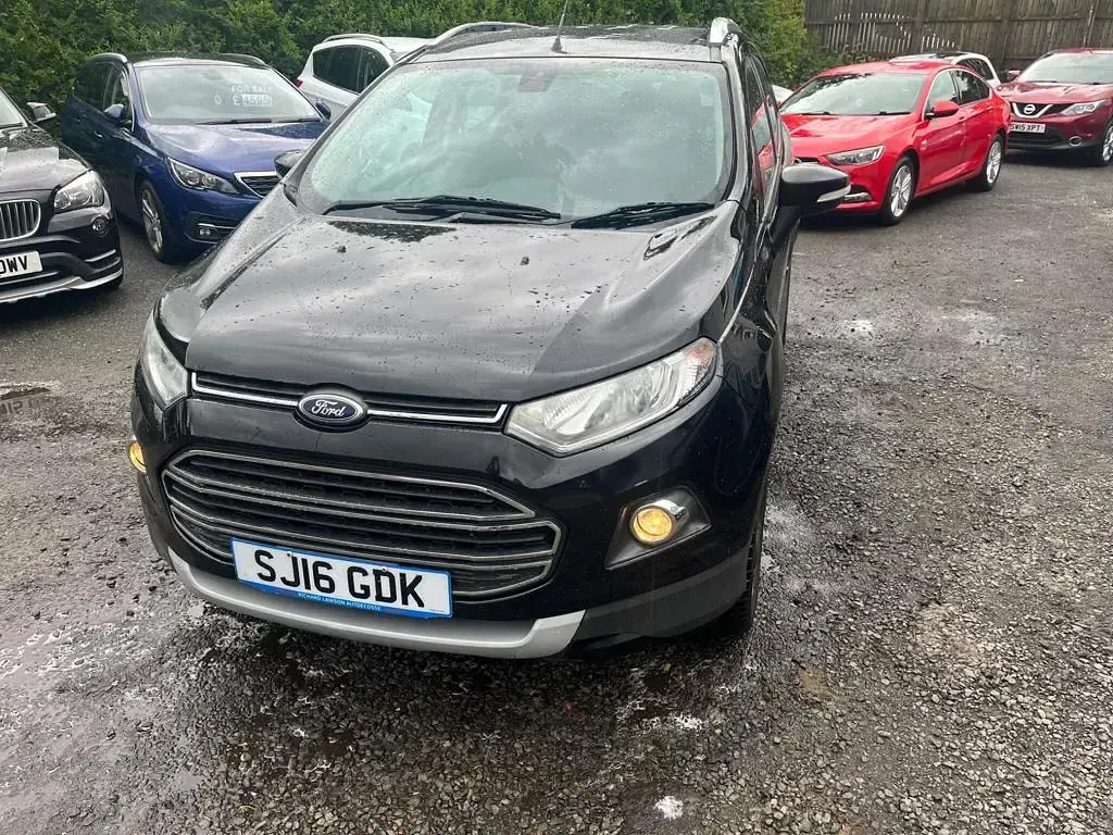 Used Ford Ecosport Titanium 95 HP (69 kW) 2016 Black SUV