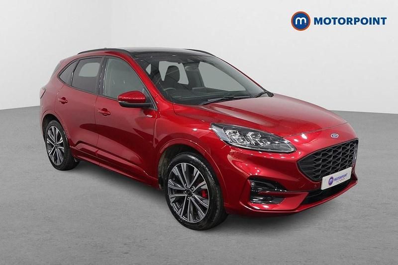 Red Used 2022 Ford Kuga ST-Line X SUV | £18,749 (Good price) - Image 1/4