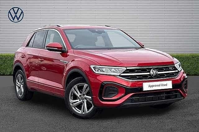 Used VW T-Roc R-line 150 HP (110 kW) 2022 Red SUV