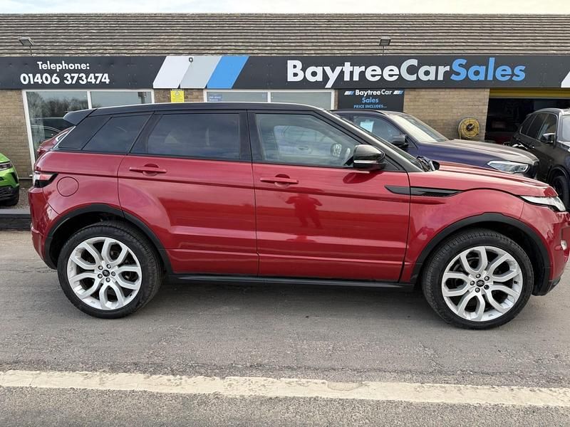 Used Land Rover Range Rover evoque Dynamic 2013 Red SUV