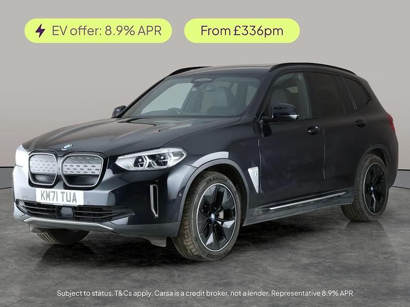 Black Used 2021 BMW iX3 Luxury Line SUV | £20,949 (Fair price) - Image 1/3