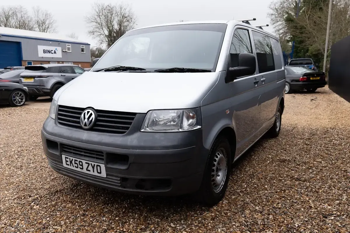Used VW T5 128 HP (94 kW) 2009 Silver Van