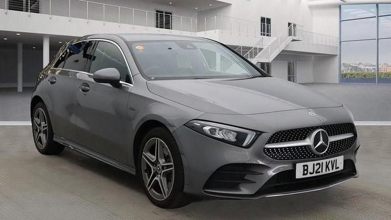 Grey Used 2021 Mercedes A250 AMG line Hatchback | £18,699 (Good price) - Image 1/4