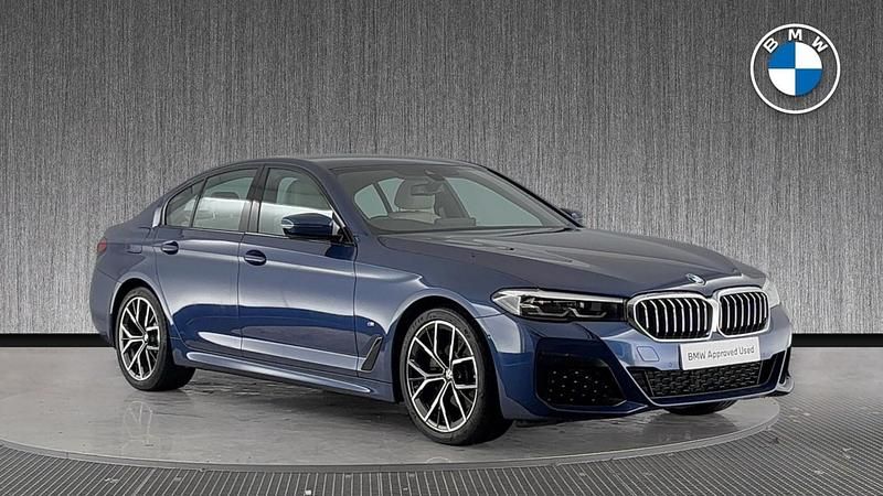Used BMW 520 M Sport 192 HP (141 kW) 2022 Blue Sedan