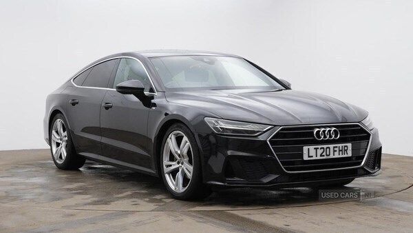 Black Used 2020 Audi A7 S-Line Hatchback | £25,990 (Fair price) - Image 1/4