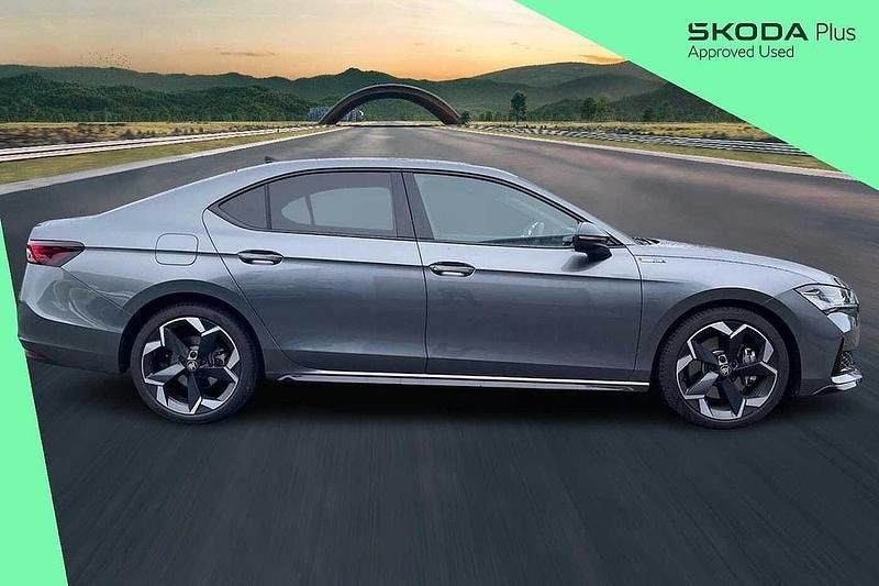 Used Skoda Superb SportLine 150 HP (110 kW) 2025 Graphite grey metallic Hatchback