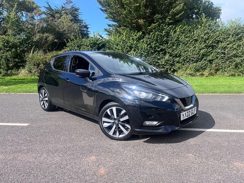 Black Used 2022 Nissan Micra Tekna Hatchback | £9,995 (Fair price) - Image 1/4