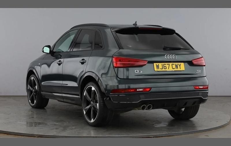 Used Audi Q3 Black Edition 184 HP (135 kW) 2017 Green SUV