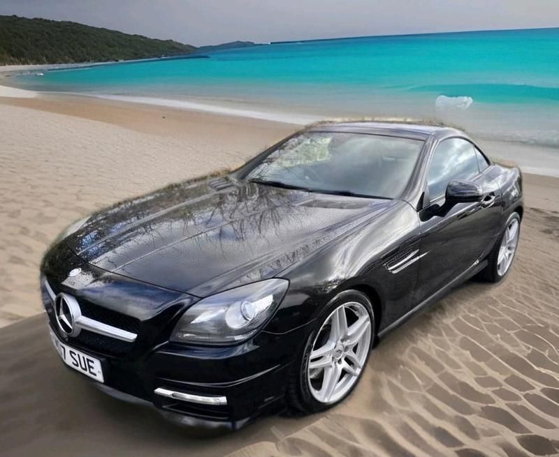 Used Mercedes SLK200 184 HP (135 kW) 2013 Black Cabriolet