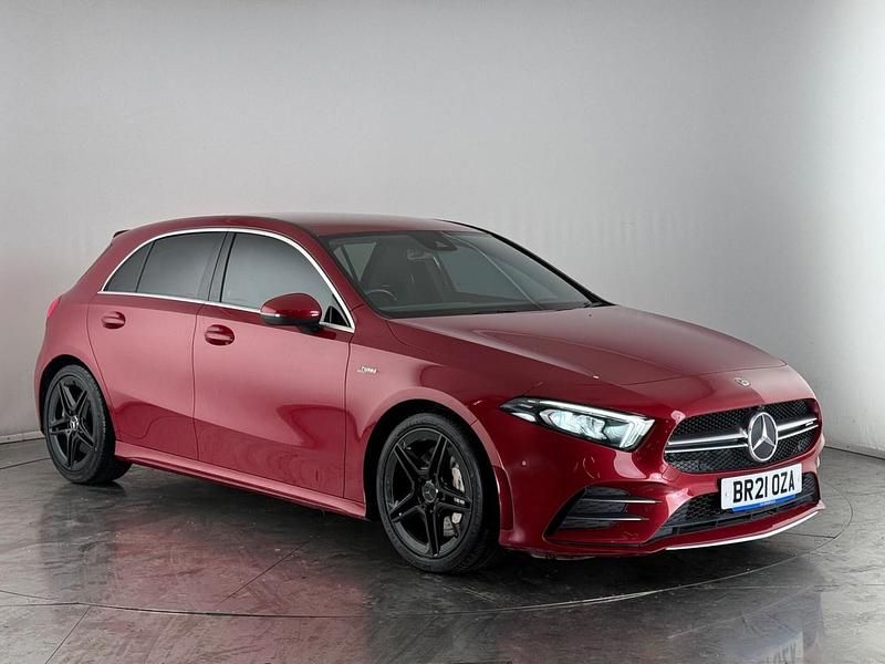 Red Used 2021 Mercedes A35 AMG Executive Hatchback | £21,450 (Good price) - Image 1/4