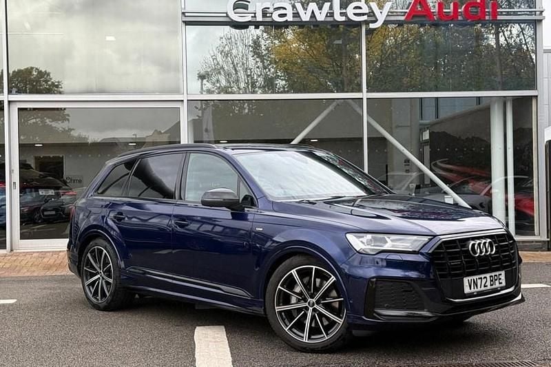 Blue Used 2022 Audi Q7 Black Edition SUV | £45,490 (Fair price) - Image 1/1