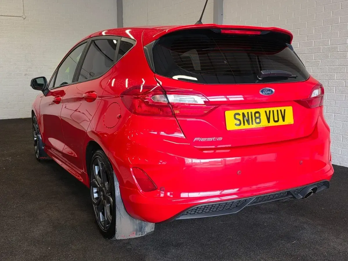 Used Ford Fiesta ST-Line 100 HP (73 kW) 2018 Red Hatchback