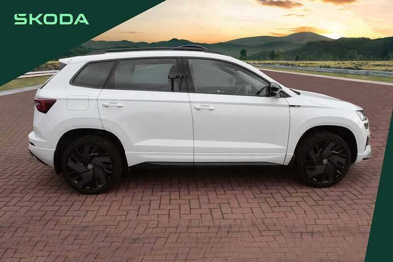 Used Skoda Karoq SportLine 150 HP (110 kW) 2022 White SUV