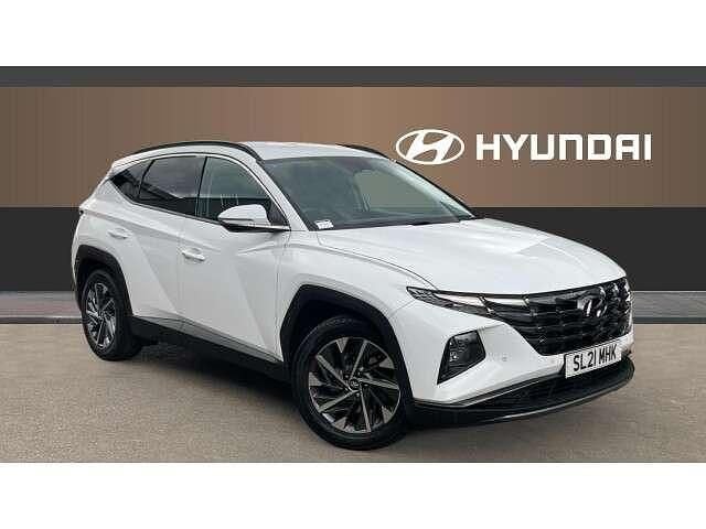 White Used 2021 Hyundai Tucson Premium SUV | £15,305 (Fair price) - Image 1/4
