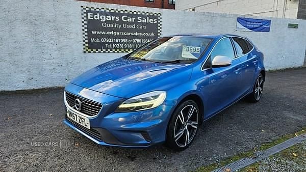 Blue Used 2017 Volvo V40 R-Design Pro Estate | £8,995 (A bit pricey) - Image 1/4