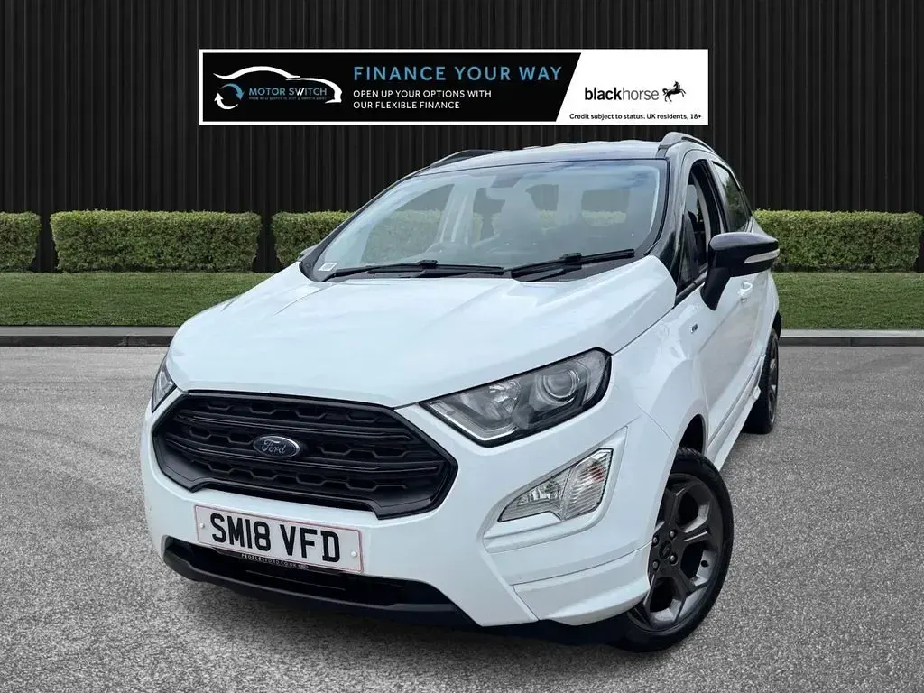 Used Ford Ecosport ST-Line 140 HP (102 kW) 2018 White SUV