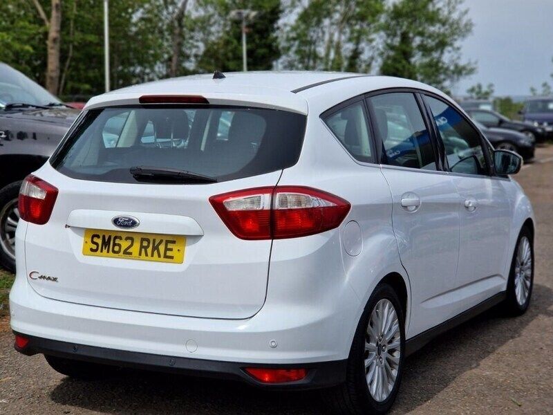 Used Ford C-MAX Titanium 114 HP (83 kW) 2012 White MPV