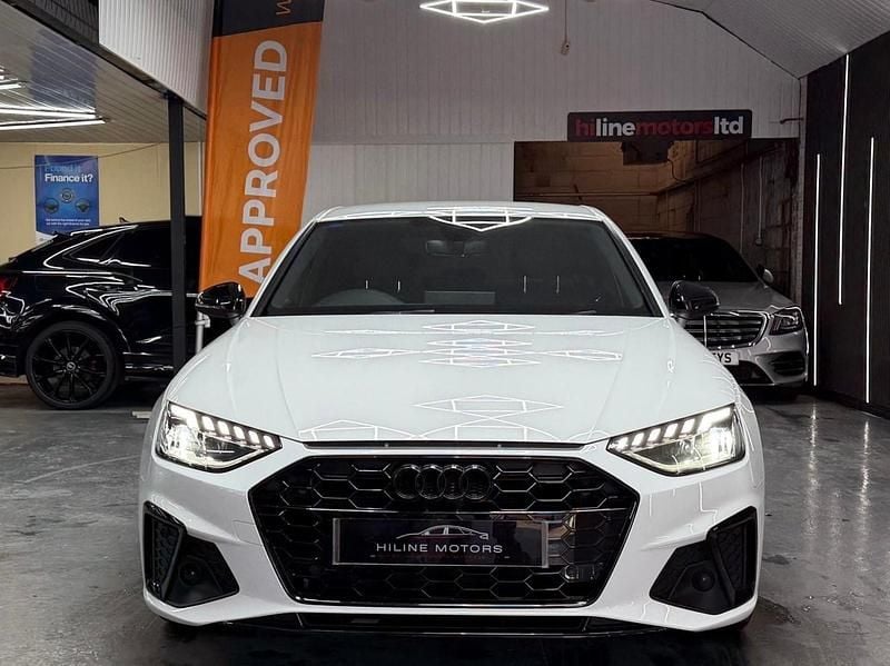 Used Audi A4 Black Edition 163 HP (119 kW) 2020 White Sedan