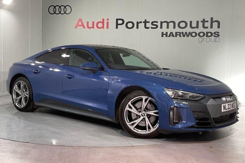 Blue Used 2022 Audi e-tron GT quattro Comfort Sedan | £34,990 (A bit pricey) - Image 1/4