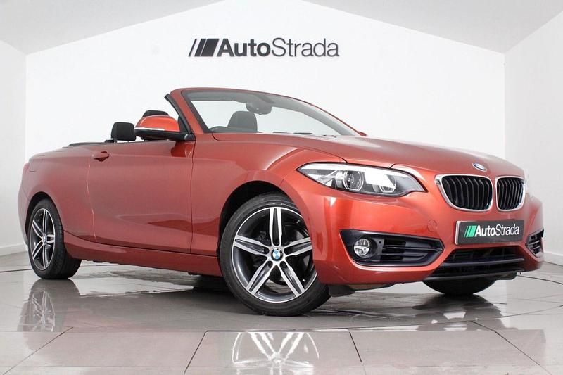 Used BMW 218 Sport Line 2019 Orange Cabriolet