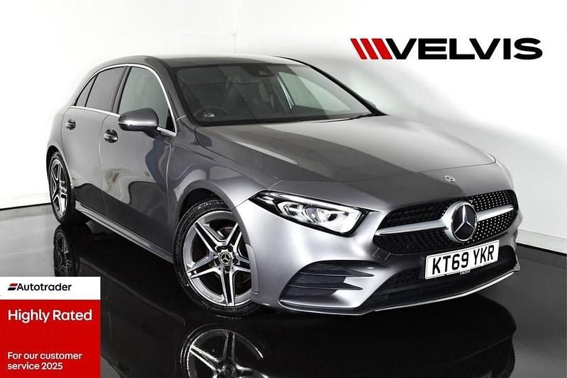 Grey Used 2020 Mercedes A200 AMG line Hatchback | £16,983 (Good price) - Image 1/4