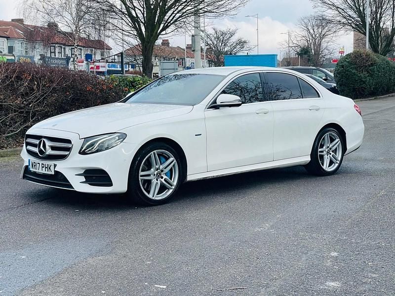 Used Mercedes E350 AMG line 2017 White Sedan