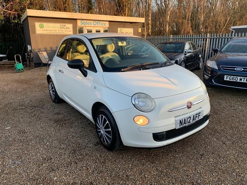 White Used 2012 Fiat 500 Pop Hatchback | £2,495 (Good price) - Image 1/4