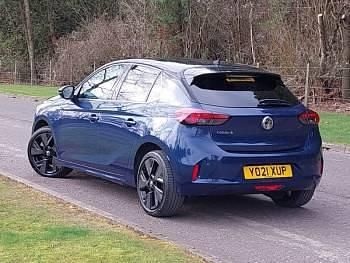Used Vauxhall Corsa-e Elite 100 kW (136 HP) 2021 Blue Hatchback