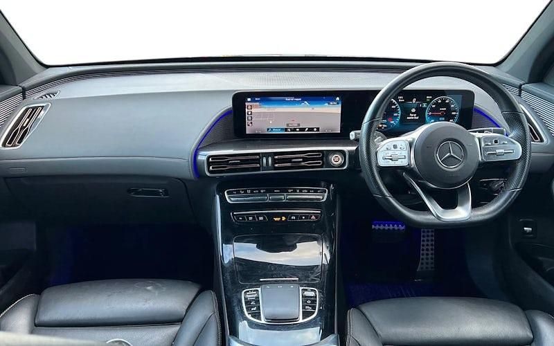 Used Mercedes EQC400 AMG line 300 kW (408 HP) 2021 Black SUV