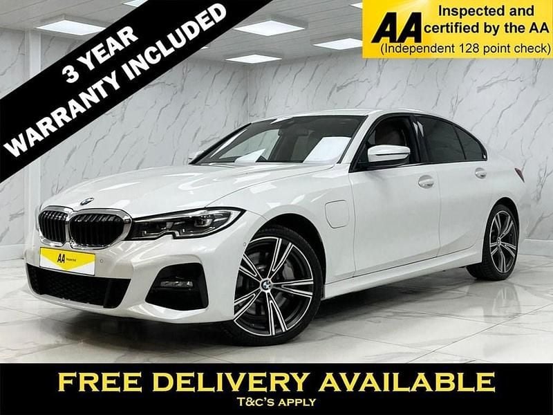 White Used 2019 BMW 330e M Sport Sedan | £21,995 (Fair price) - Image 1/2
