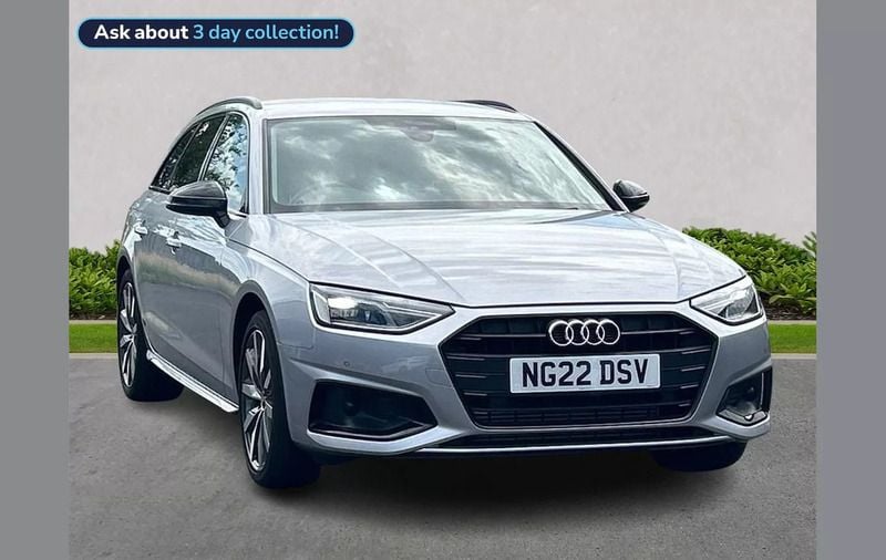 Silver Used 2022 Audi A4 Sport Estate | £22,106 (Good price) - Image 1/4