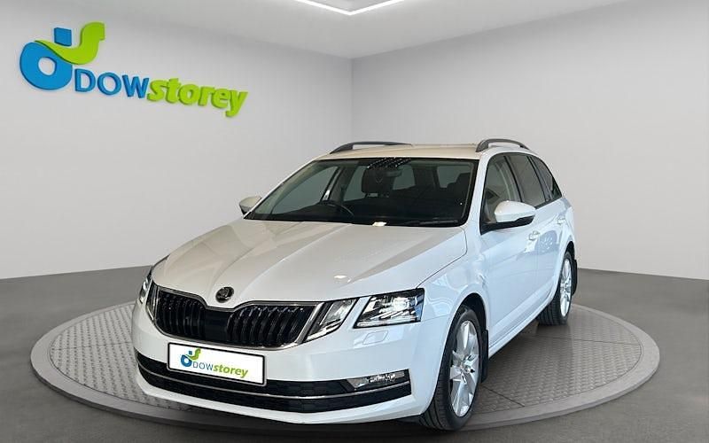 Used Skoda Octavia SE L 150 HP (110 kW) 2019 White Estate