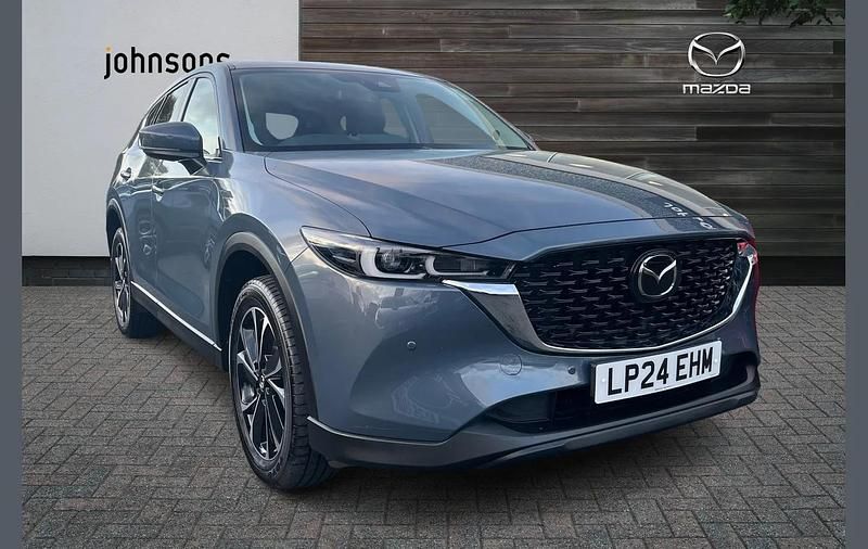 Grey Used 2024 Mazda CX-5 Exclusive-Line SUV | £25,995 (Fair price) - Image 1/4