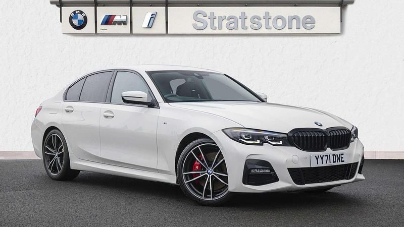 White Used 2021 BMW 320 M Sport | £25,397 (Fair price) - Image 1/4