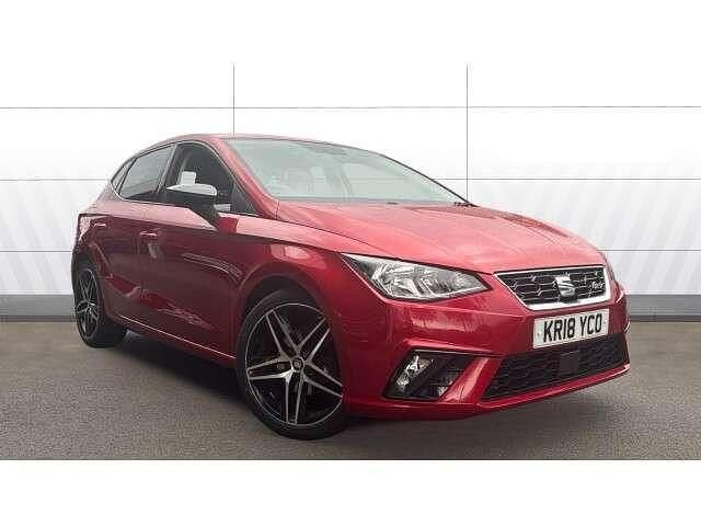 Red Used 2018 Seat Ibiza FR Hatchback | £10,608 (Fair price) - Image 1/4