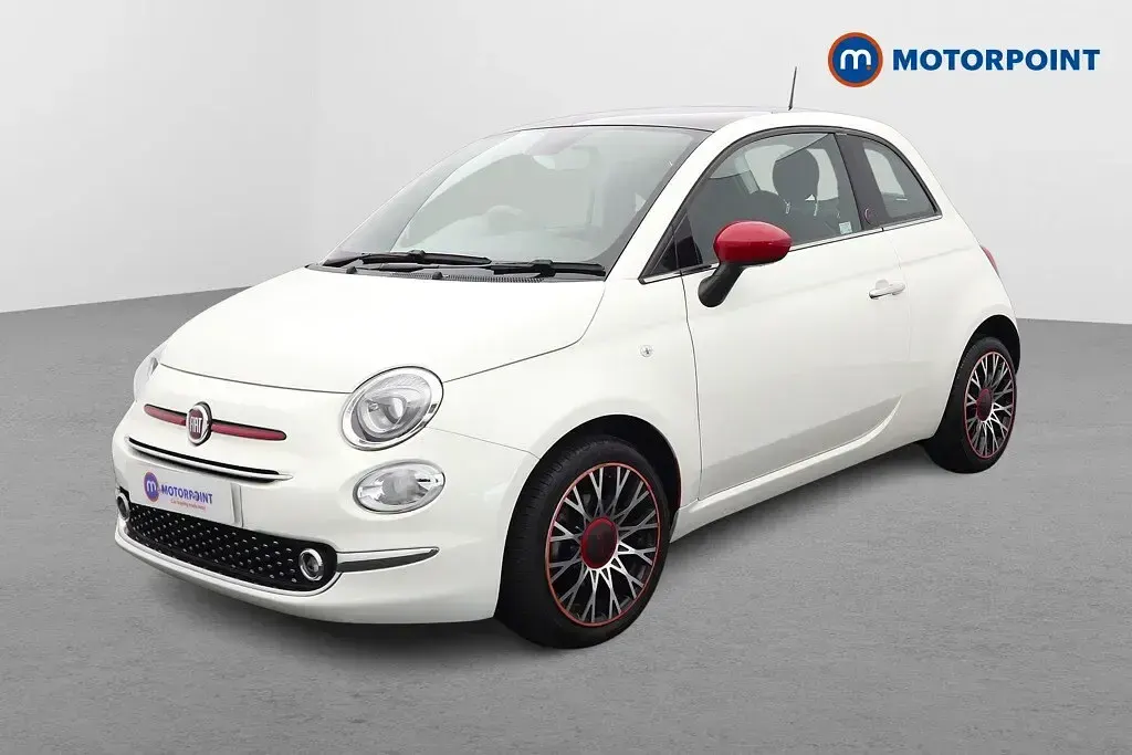 Used Fiat 500 Red 2024 White Hatchback