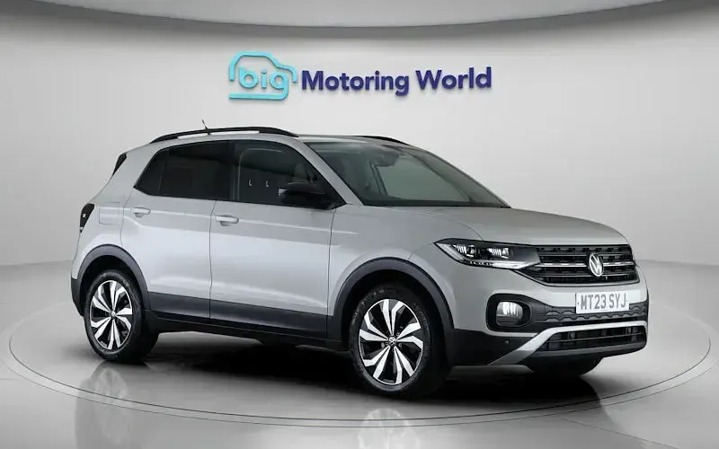 Begagnad VW T-Cross Black Edition 110 HK (80 kW) 2023 Grå SUV
