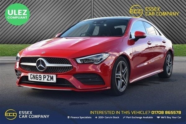 Red Used 2019 Mercedes CLA180 AMG Line Premium Plus Sedan | £20,480 (Good price) - Image 1/1