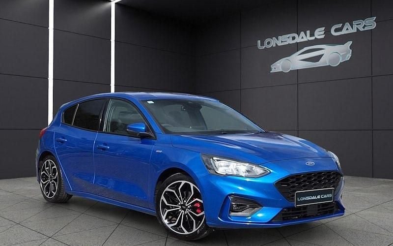 Used Ford Focus ST-Line X 125 HP (91 kW) 2019 Blue Hatchback